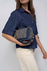 TASCHE AUS TWEED