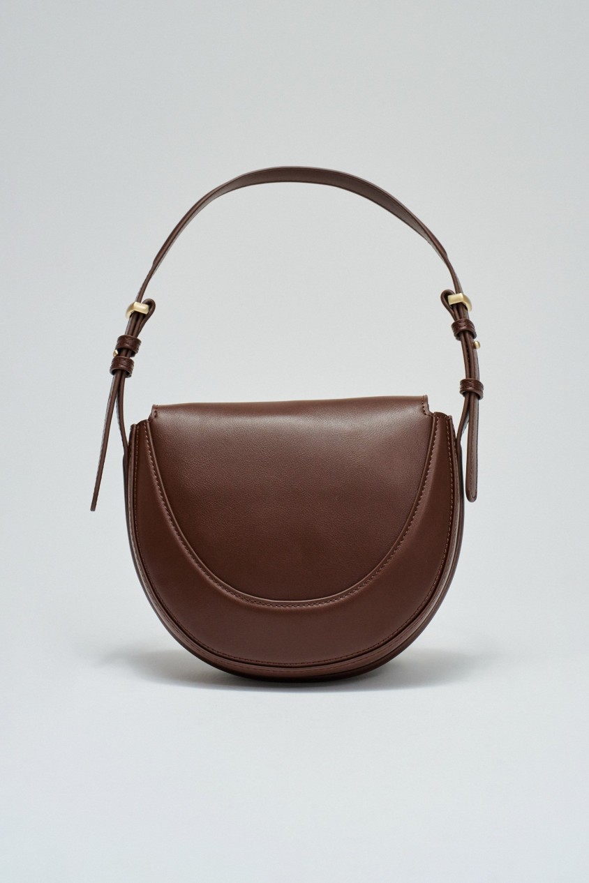 BOLSO DE HOMBRO DE DENIM E POLIPELE