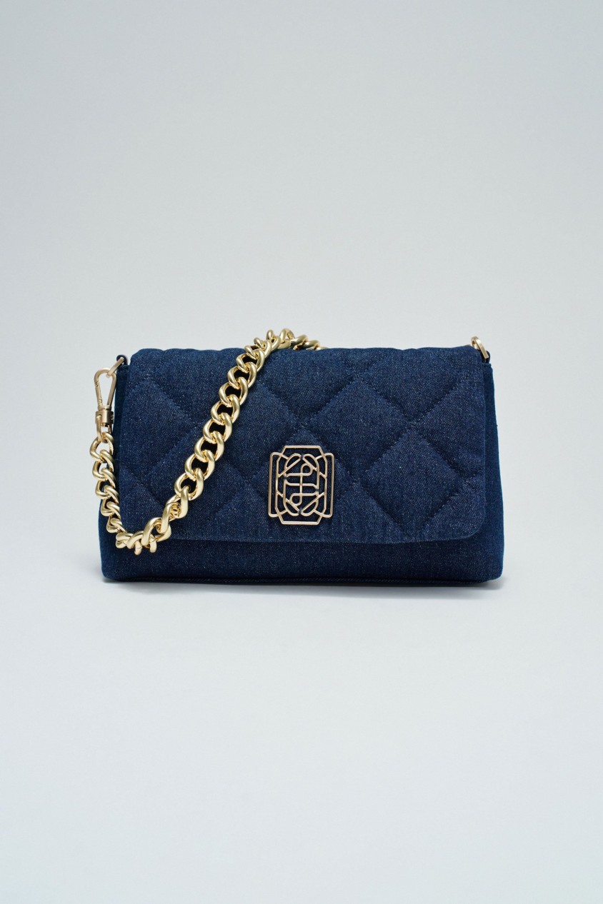 TASCHE GESTEPPT AUS DENIM