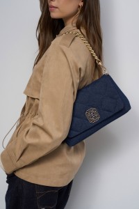 TASCHE GESTEPPT AUS DENIM TASCHE GESTEPPT AUS DENIM
