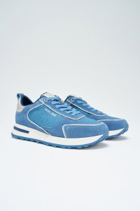 ZAPATILLAS DE CUERO COM DENIM