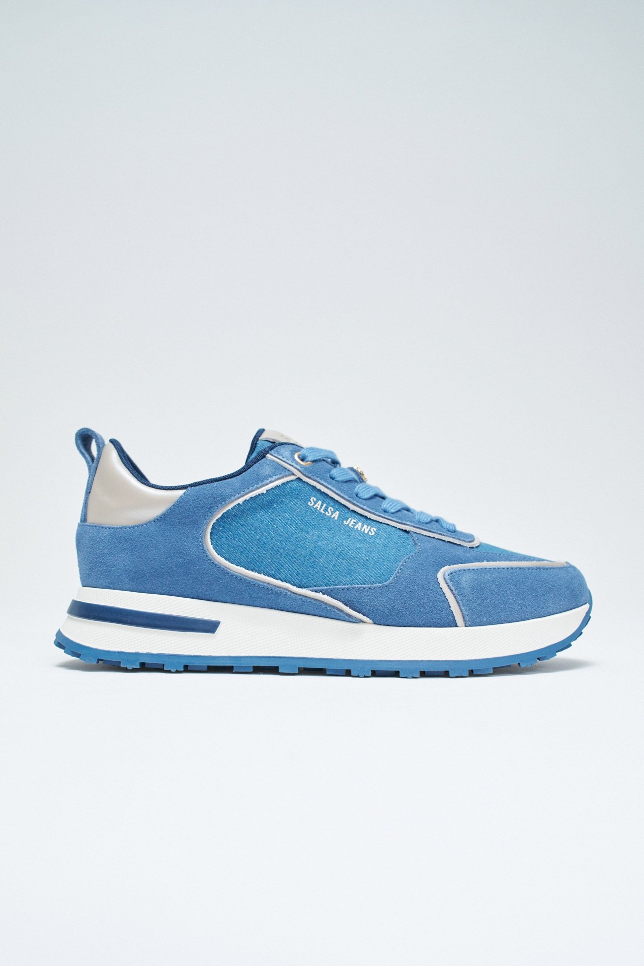 ZAPATILLAS DE CUERO COM DENIM