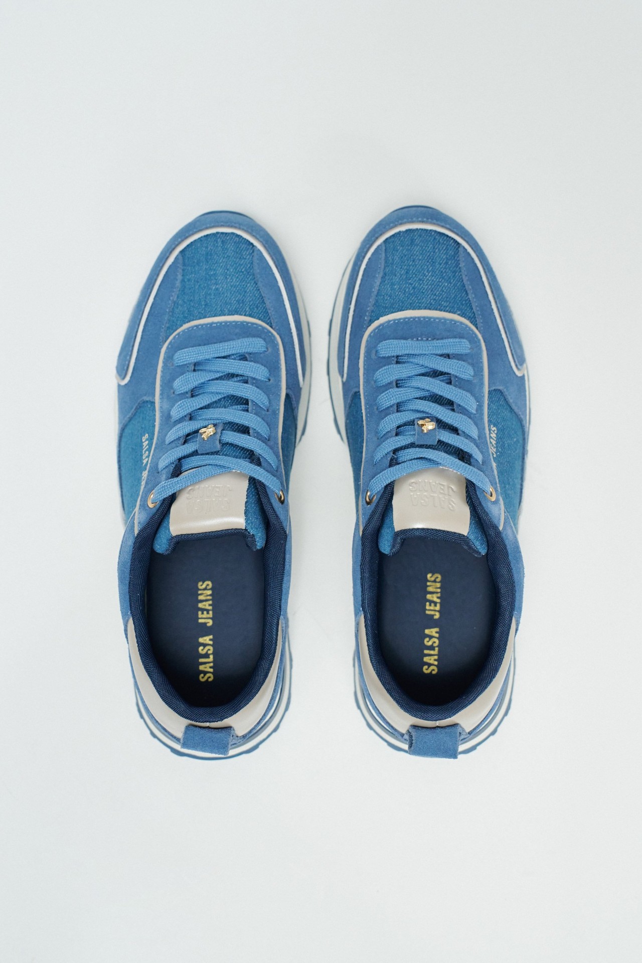 ZAPATILLAS DE CUERO COM DENIM