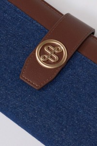 PORTEMONNAIE AUS DENIM UND KUNSTLEDER