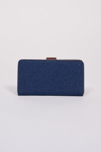PORTEMONNAIE AUS DENIM UND KUNSTLEDER