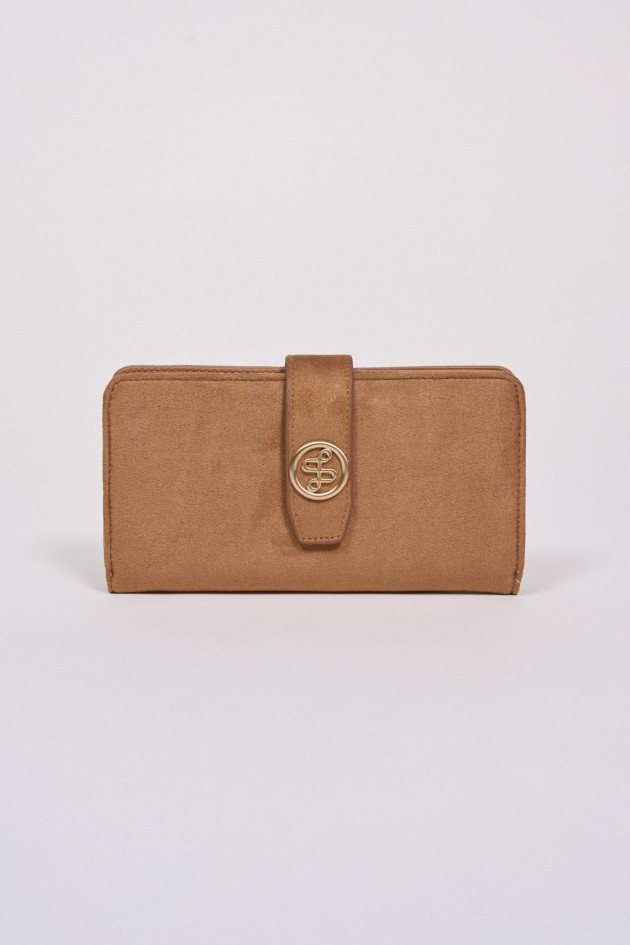 WALLET SUEDE EFFECT