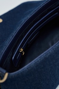 MALA ACOLCHOADA EM DENIM