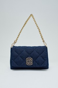 MALA ACOLCHOADA EM DENIM