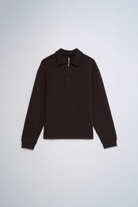 HALF-ZIP KNITTED SWEATSHIRT