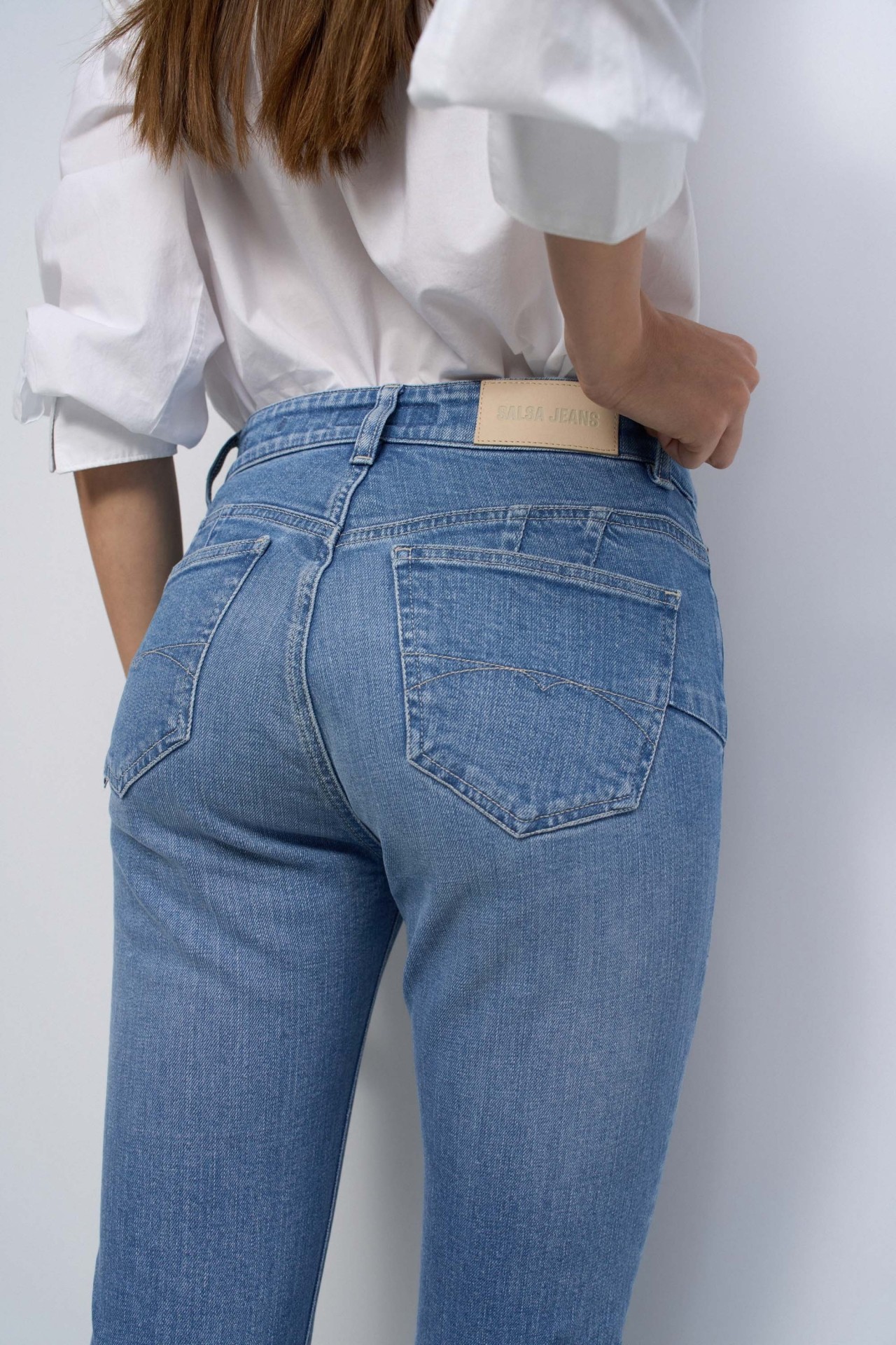 DESTINY PUSH UP CROPPED SKINNY JEANS