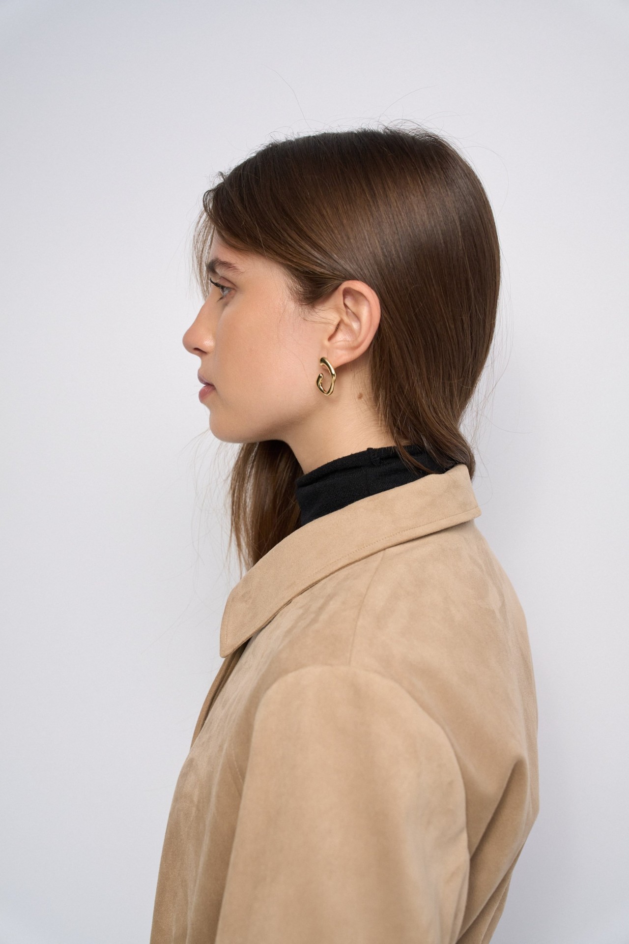 SUEDE-EFFECT PARKA