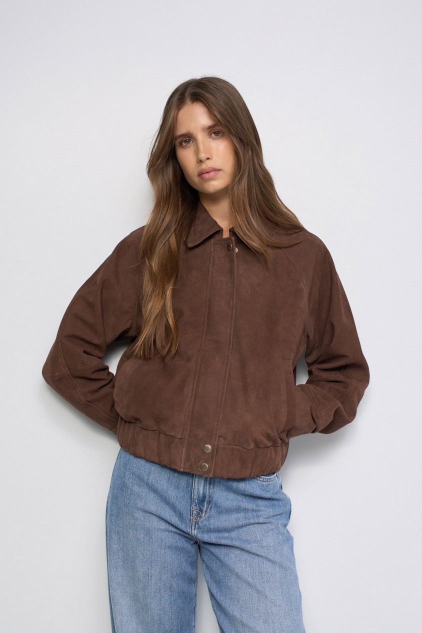 BOMBER DE CUERO