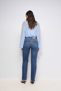 DESTINY PUSH UP STRAIGHT JEANS
