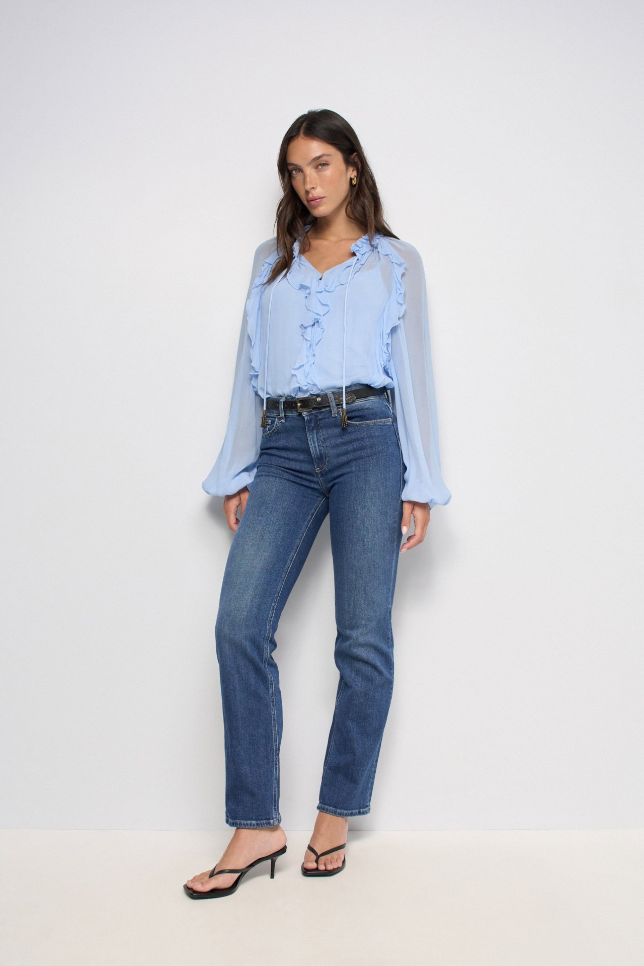 DESTINY PUSH UP STRAIGHT JEANS