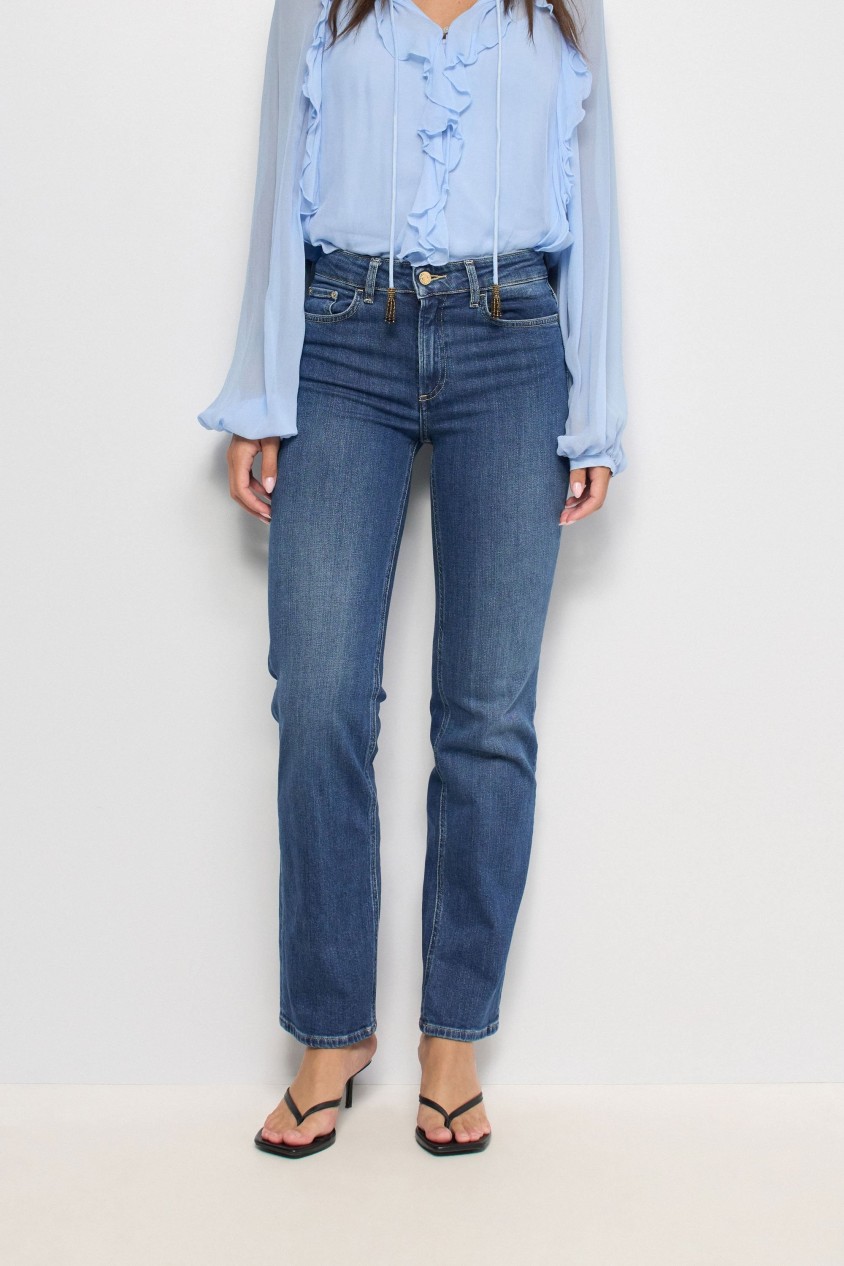 DESTINY PUSH UP STRAIGHT JEANS