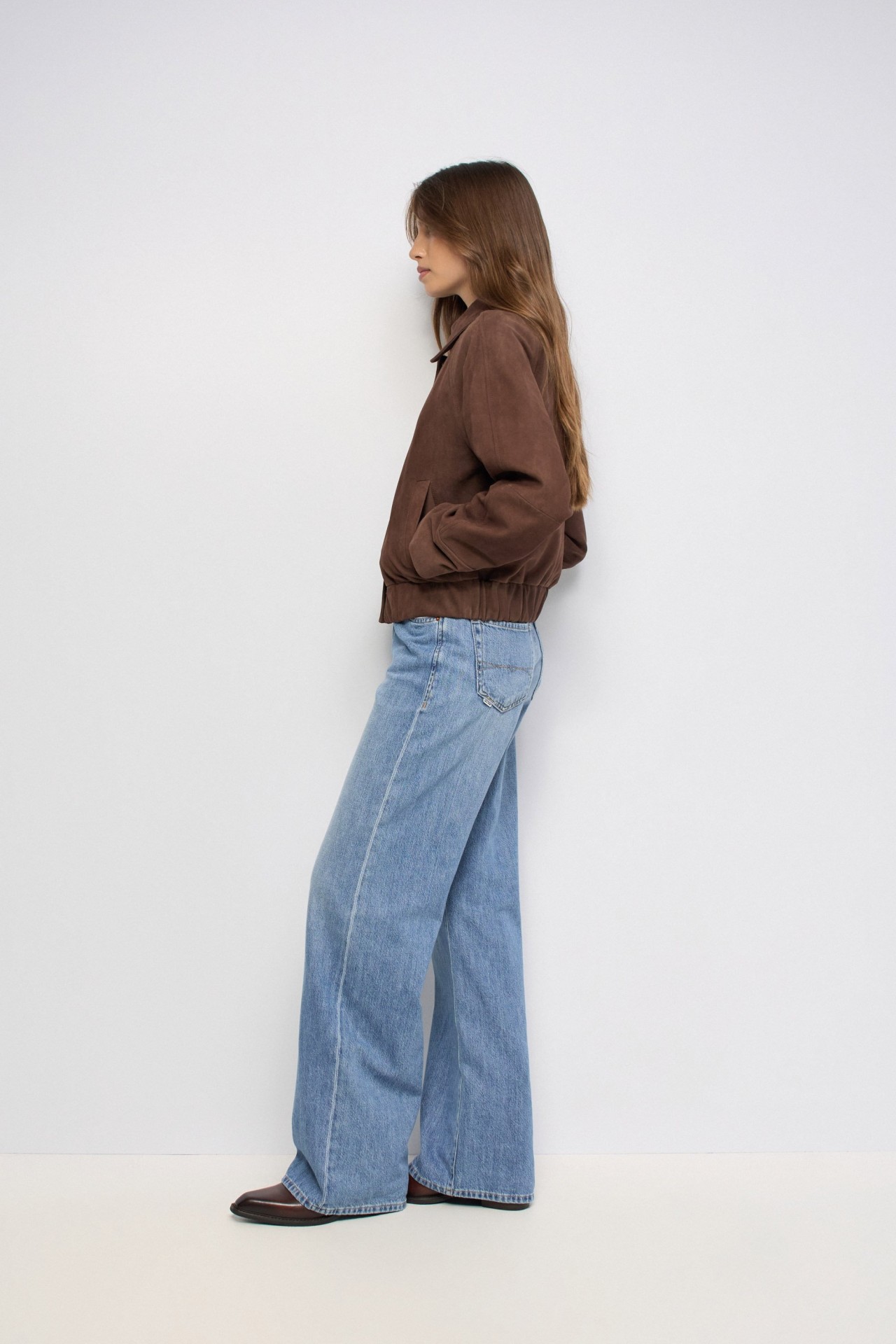BOMBER EN CUIR