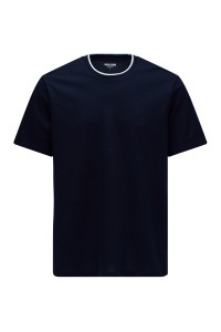 OUTLET TEXTURED BASIC, MEDIUM BLUE, XXL