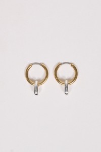 HOOP EARRINGS WITH PENDANT