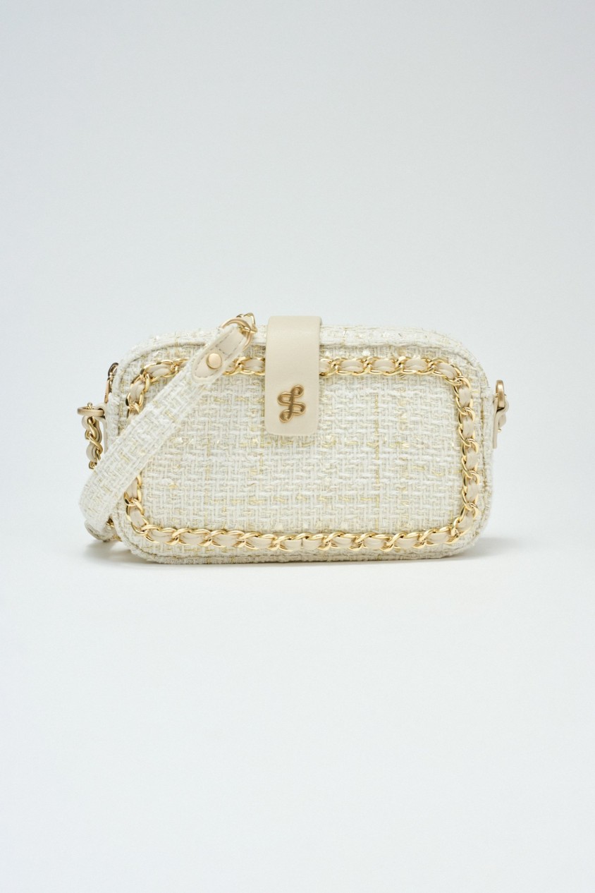 TASCHE AUS TWEED