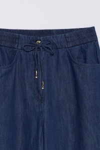 PANTALONES JOGGER EN LIGHTDENIM WIDE LEG