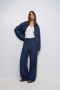 DENIM BOMBER
