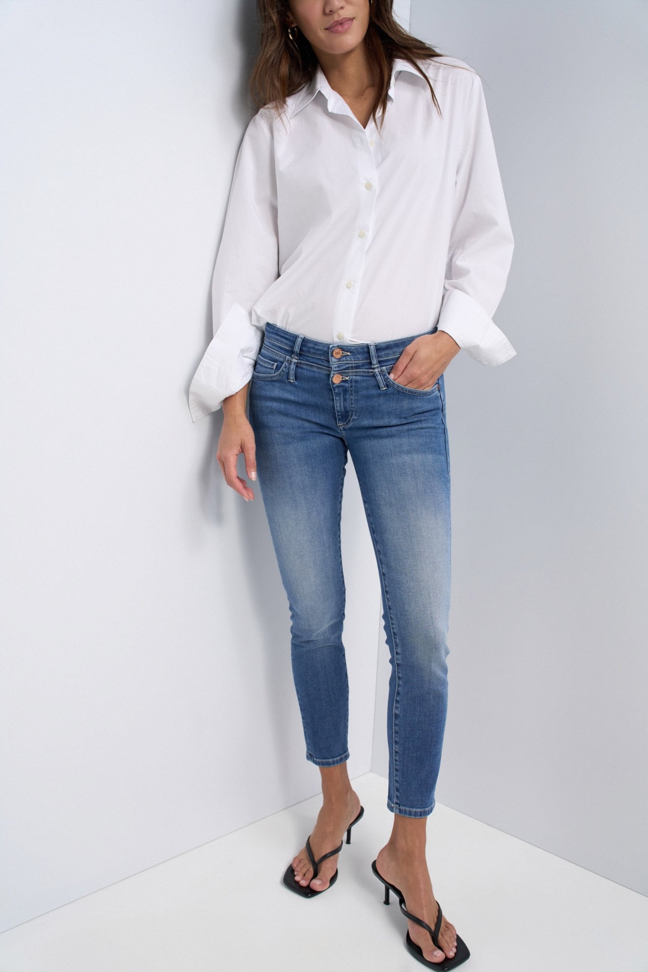 JEANS WONDER PUSH UP CROPPED SKINNY