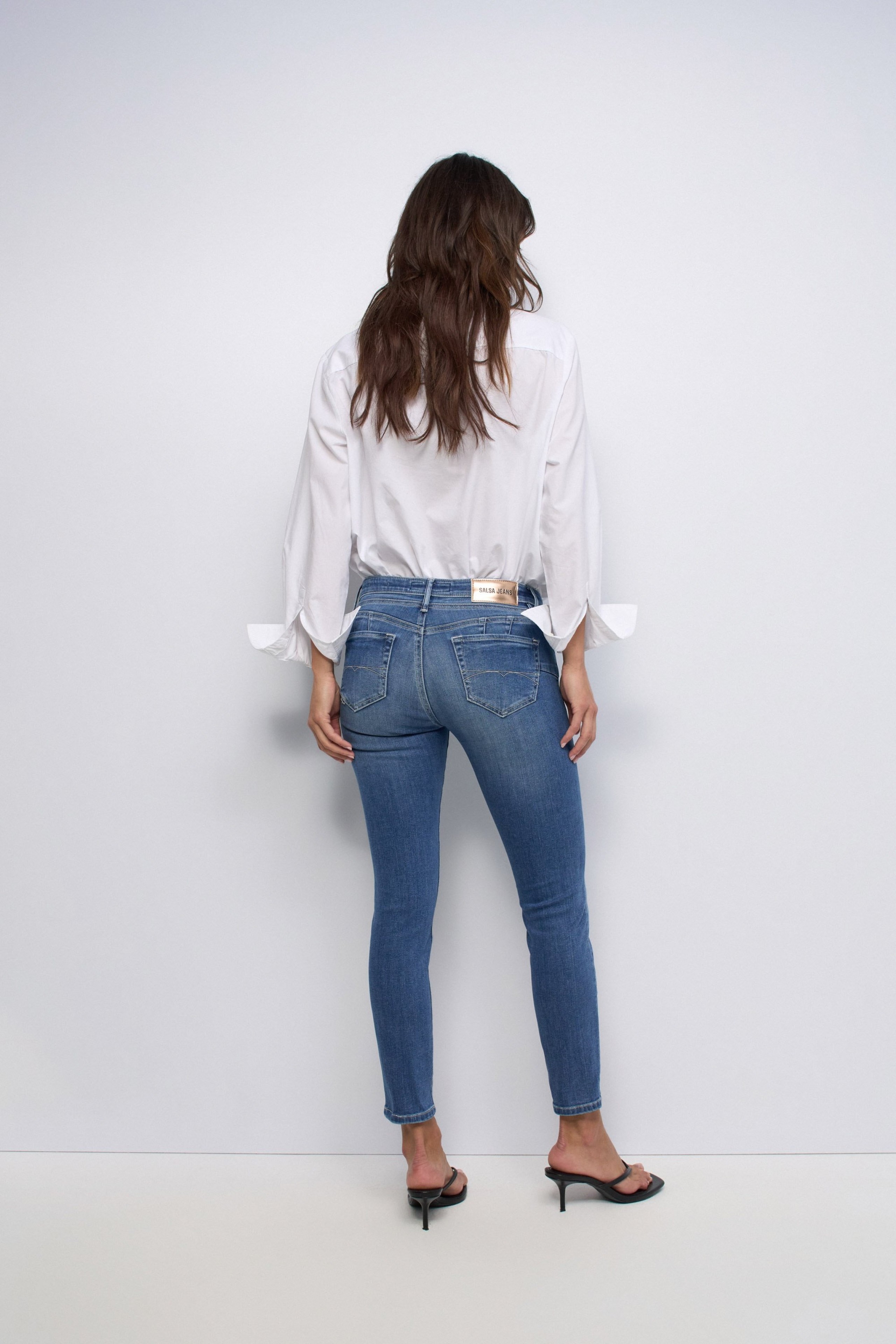JEANS WONDER PUSH UP CROPPED SKINNY