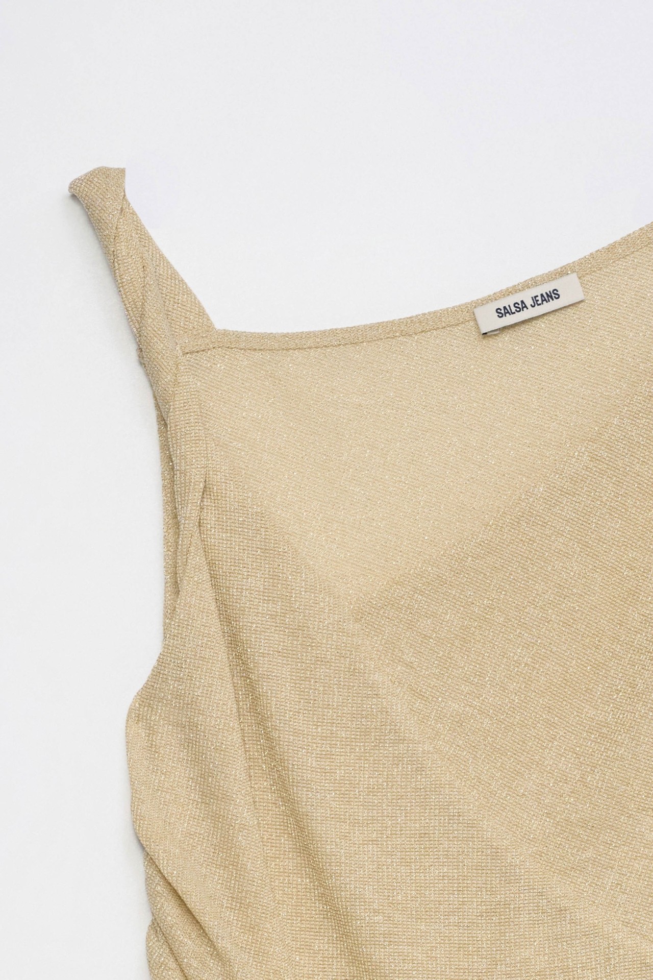 TOP ASSIM�TRICO COM LUREX