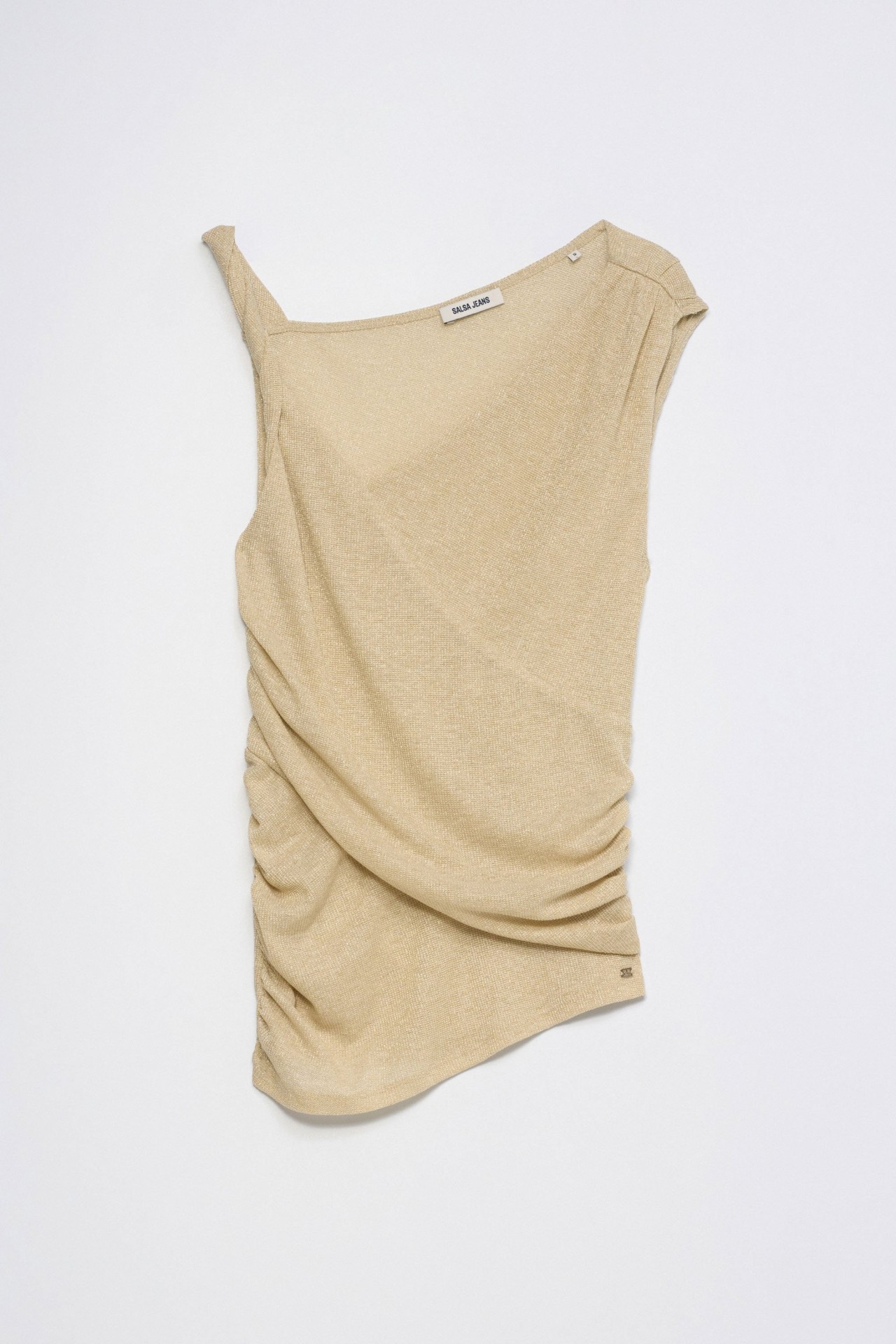 TOP ASSIM�TRICO COM LUREX