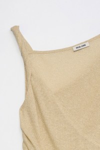 TOP ASSIM�TRICO COM LUREX