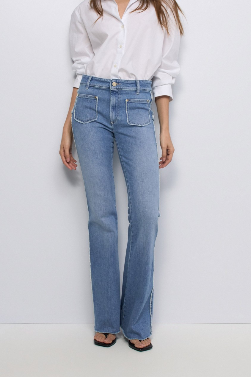 JEANS DESTINY PUSH UP FLARE