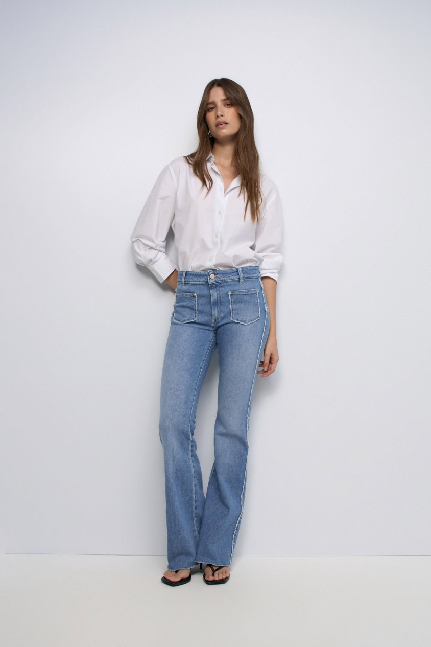 JEANS DESTINY PUSH UP FLARE
