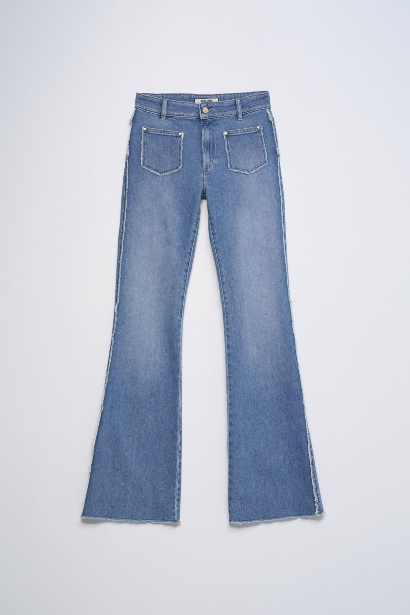 JEANS DESTINY PUSH UP FLARE