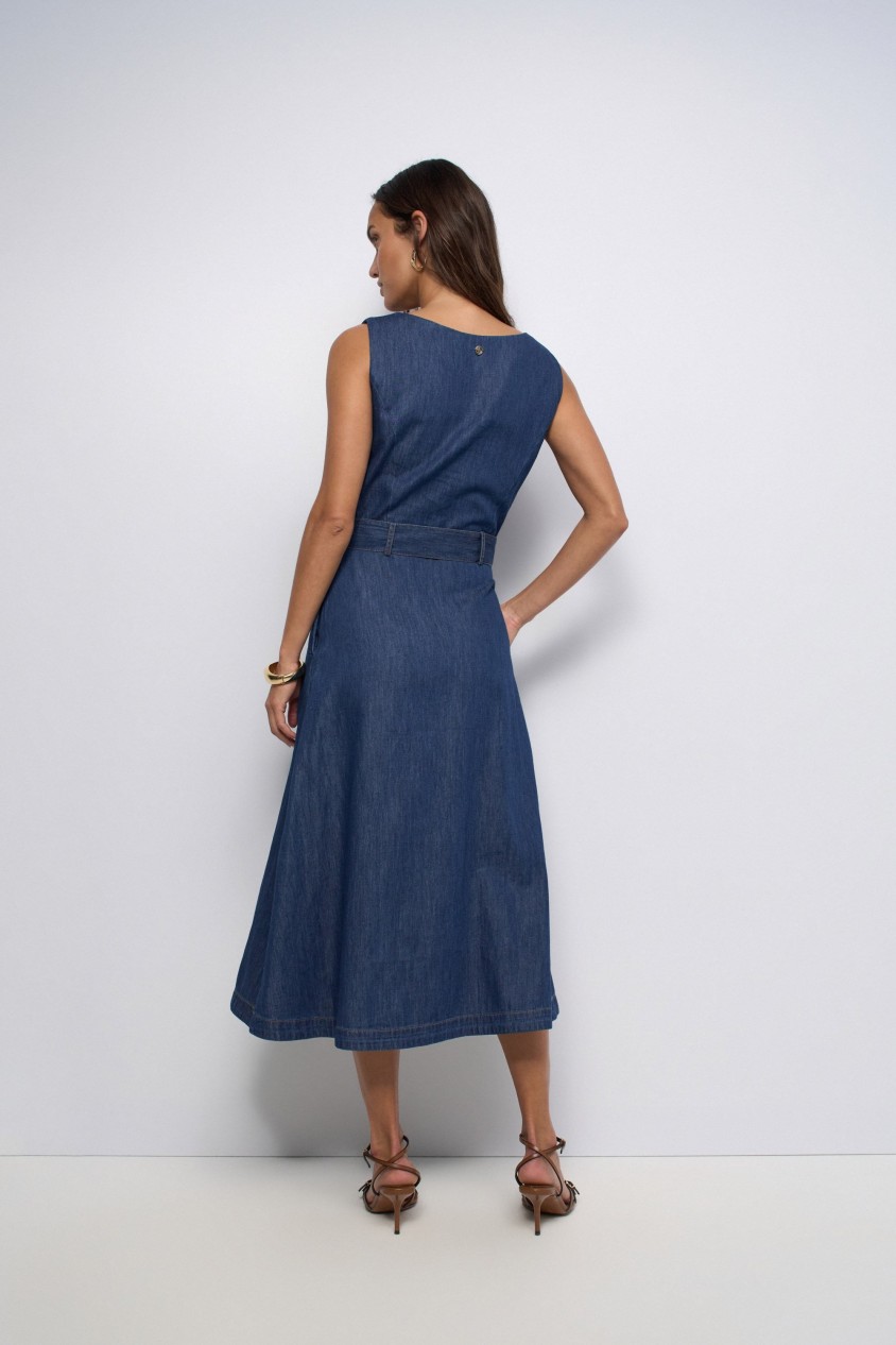 LIGHTDENIM KLEID