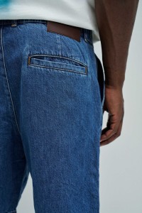 SHORT JOGGER EN DENIM L�GER
