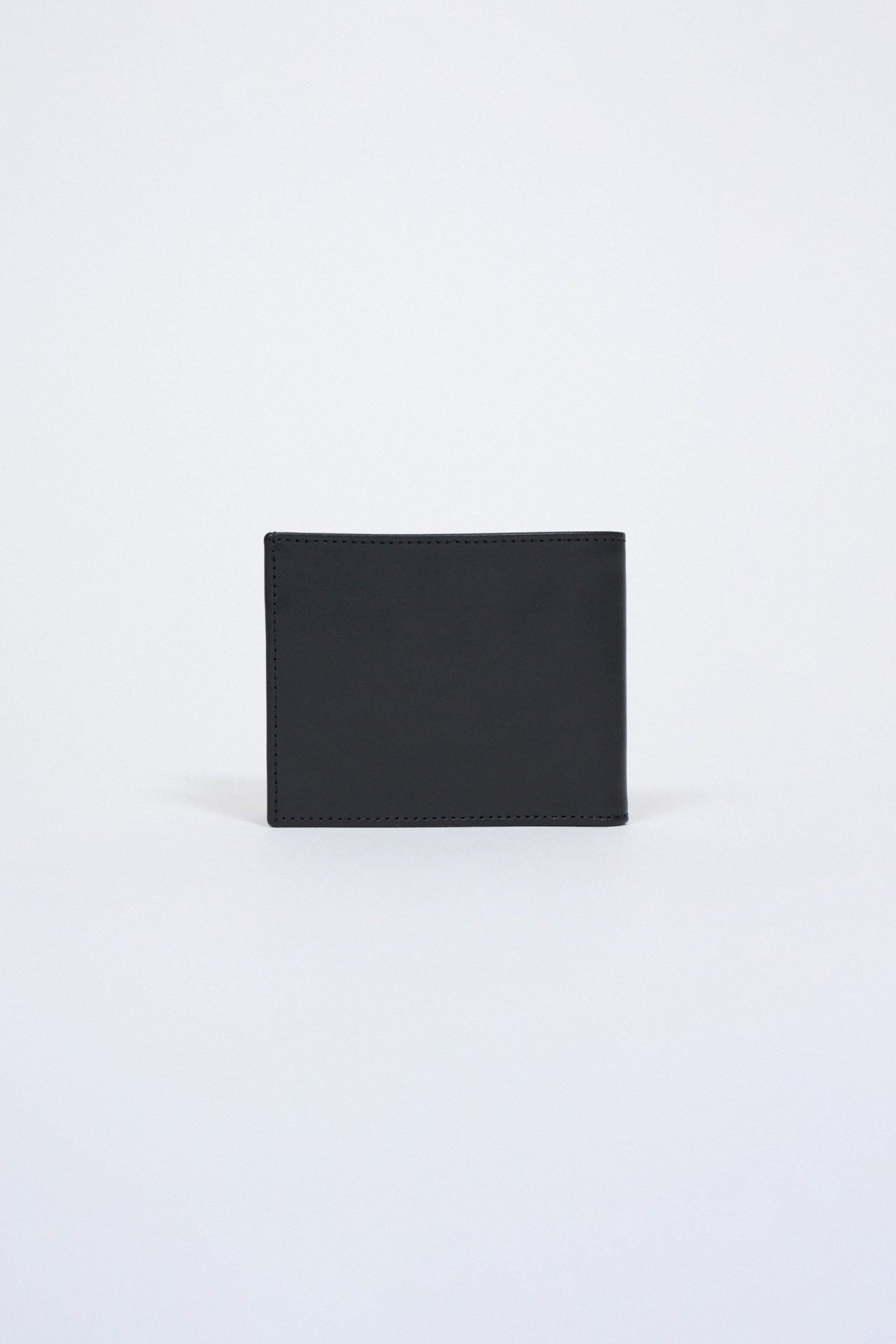 OUTLET LEATHER WALLET, BLACK, UNIQUE