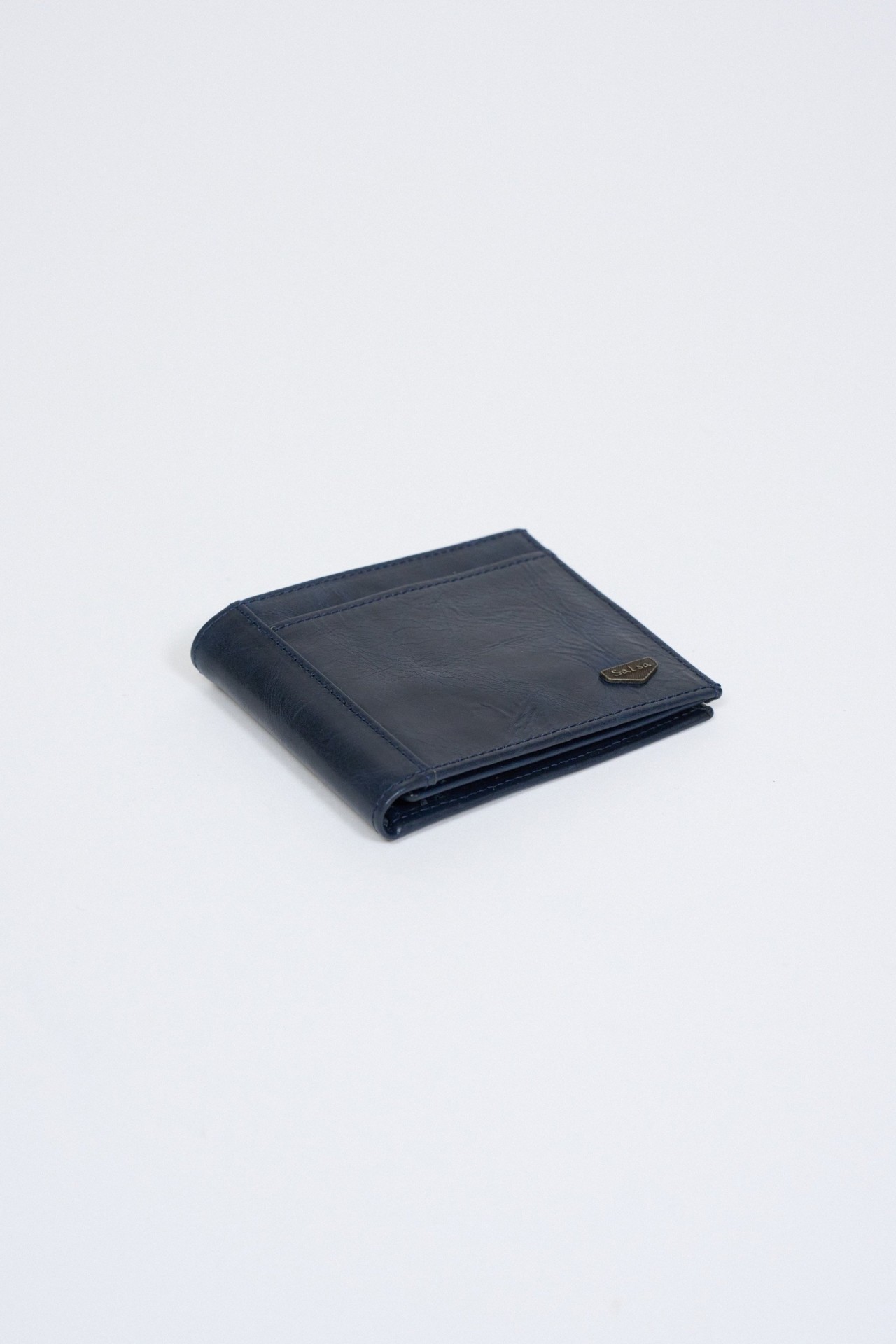 OUTLET LEATHER WAL, DARK BLUE V1, UNIQUE