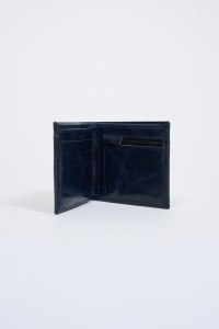 OUTLET LEATHER WAL, DARK BLUE V1, UNIQUE