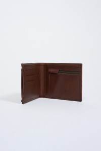 OUTLET LEATHER WALLE, DARK BROWN, UNIQUE OUTLET LEATHER WALLE, DARK BROWN, UNIQUE