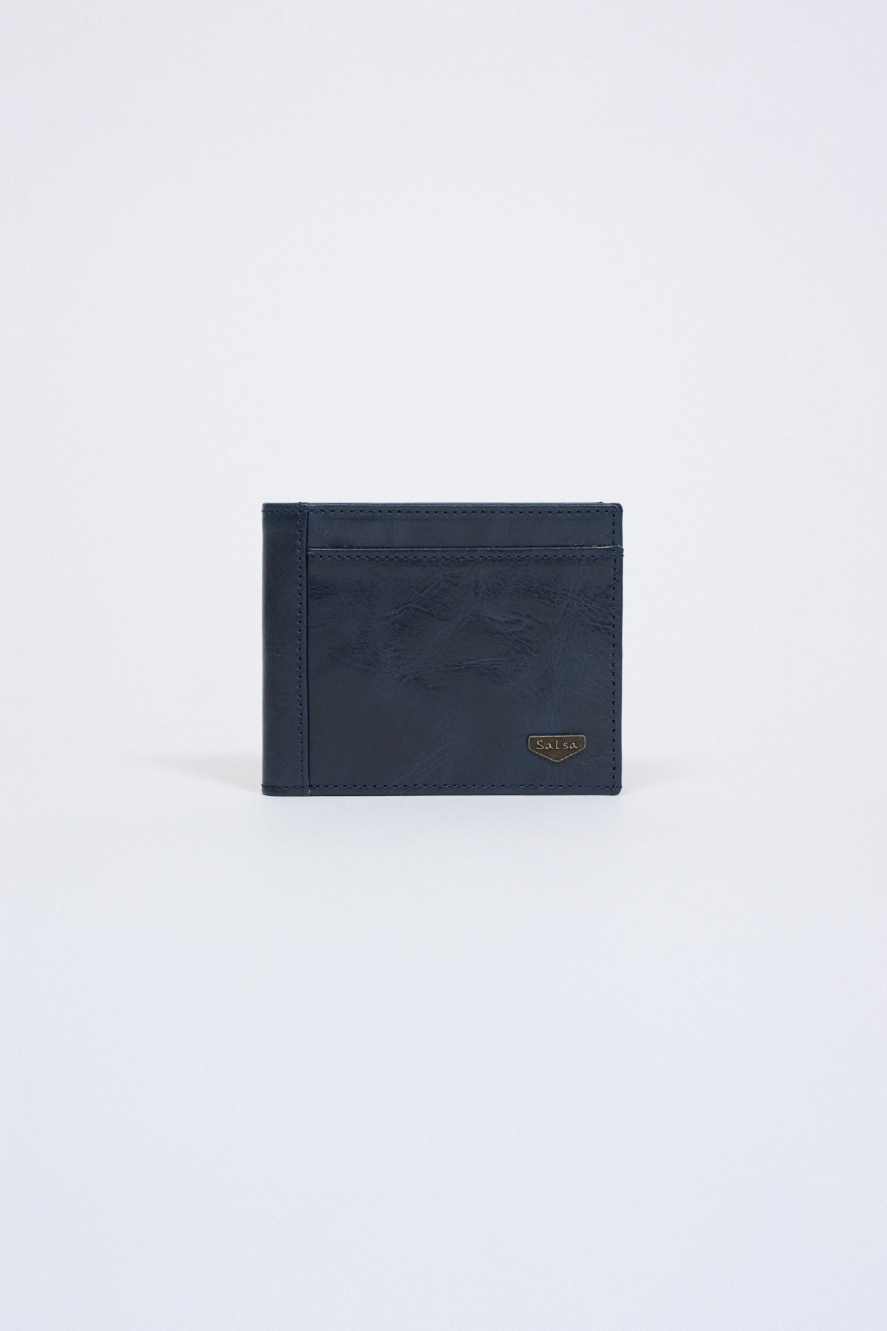 OUTLET LEATHER WAL, DARK BLUE V1, UNIQUE
