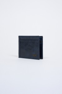 OUTLET LEATHER WAL, DARK BLUE V1, UNIQUE