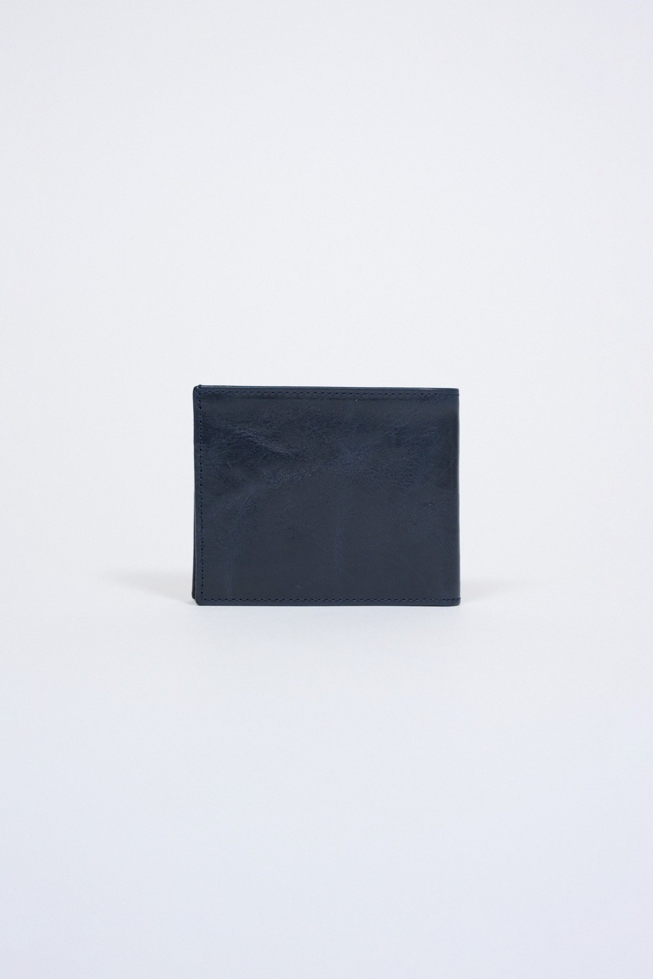 OUTLET LEATHER WAL, DARK BLUE V1, UNIQUE
