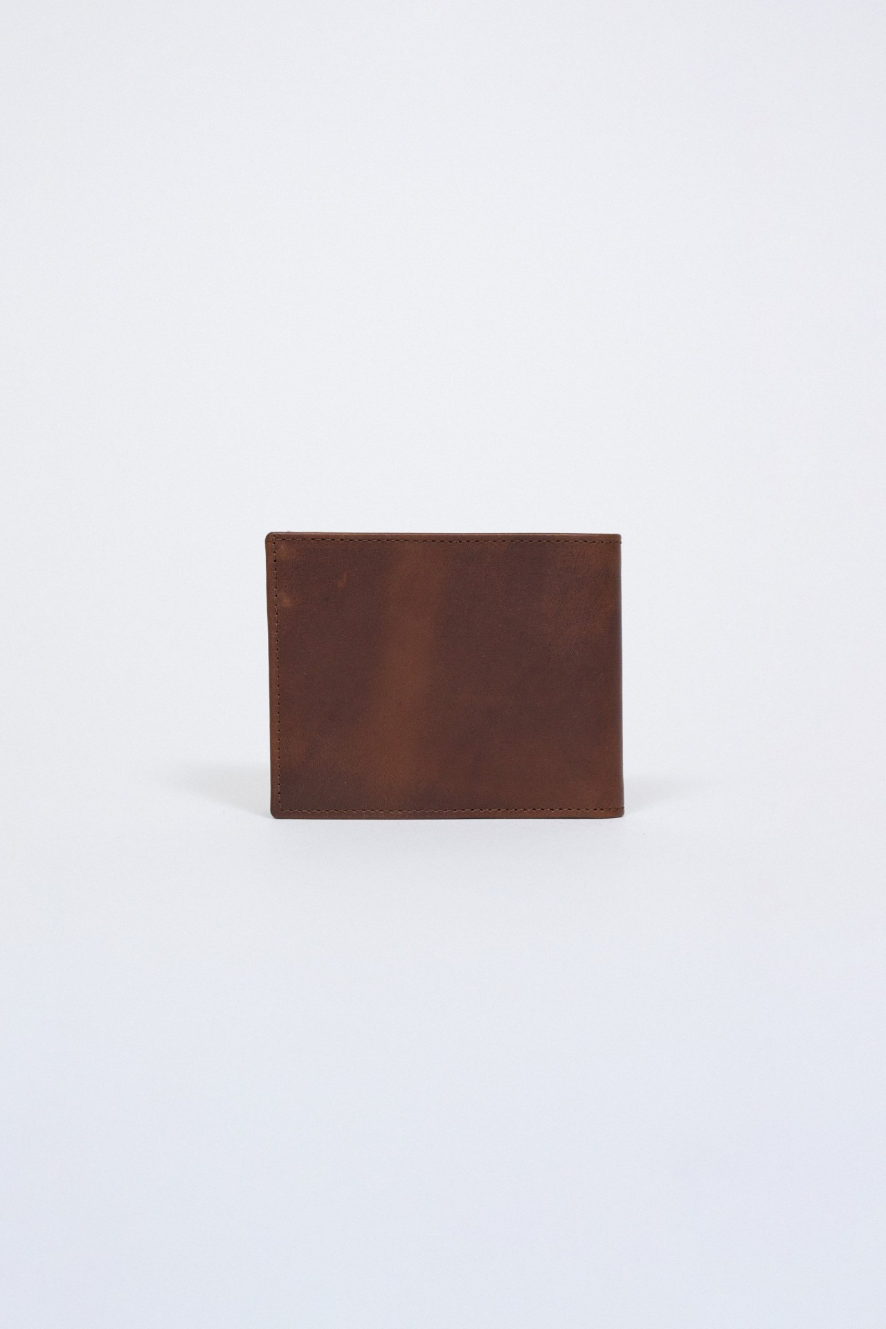 OUTLET LEATHER WALLE, DARK BROWN, UNIQUE