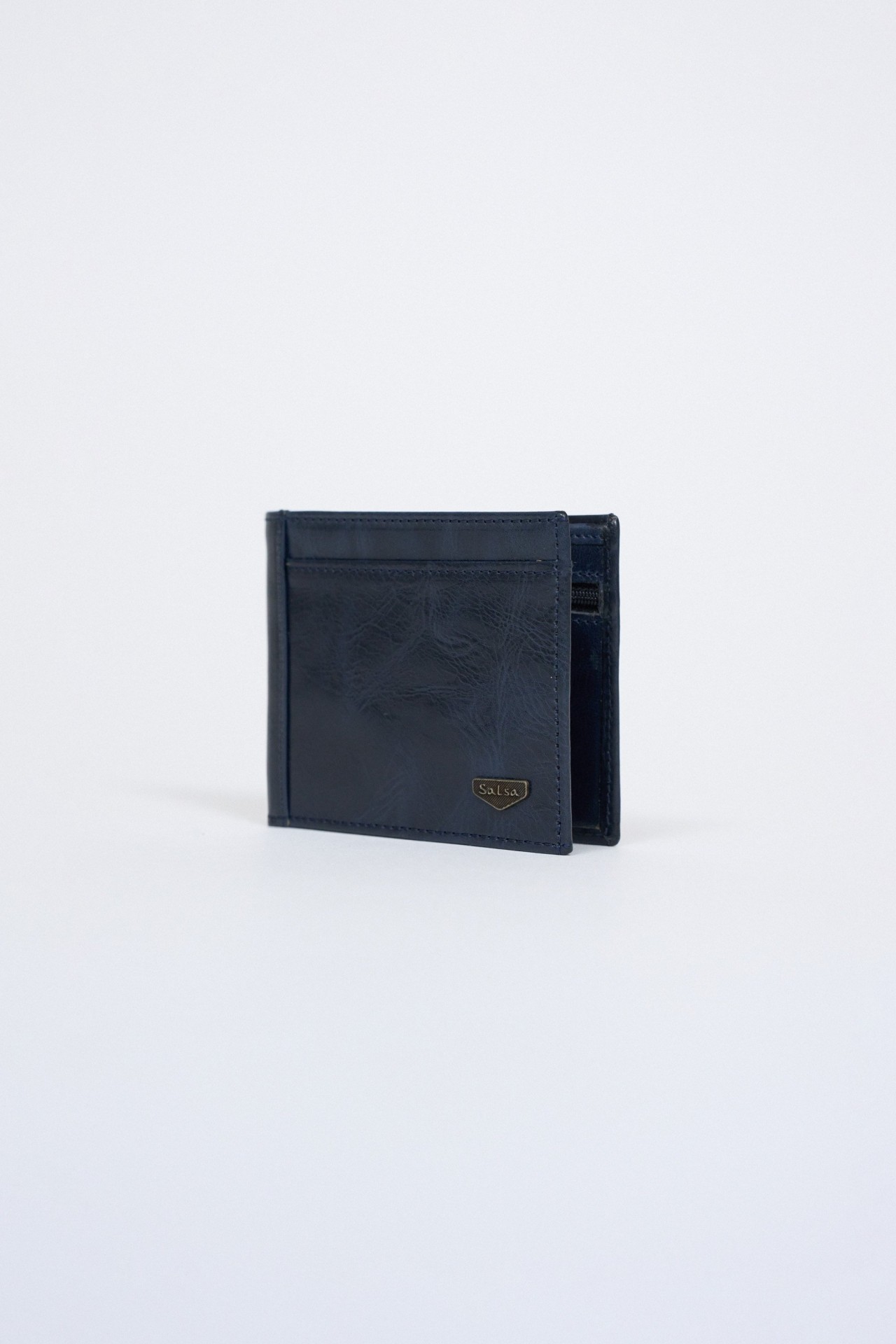 OUTLET LEATHER WAL, DARK BLUE V1, UNIQUE