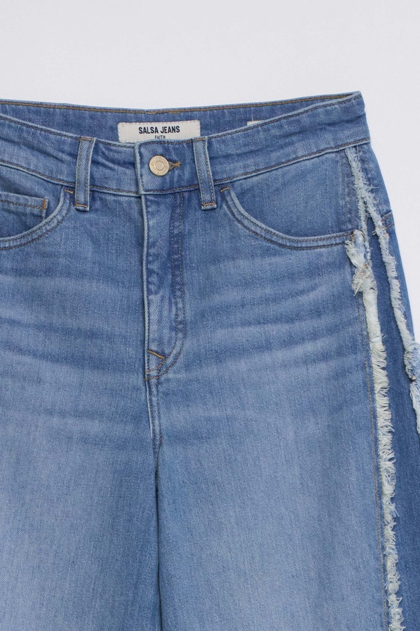 FAITH PUSH IN WIDE JEANS