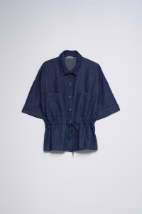 LIGHTDENIM OVERHEMD MET LINNEN