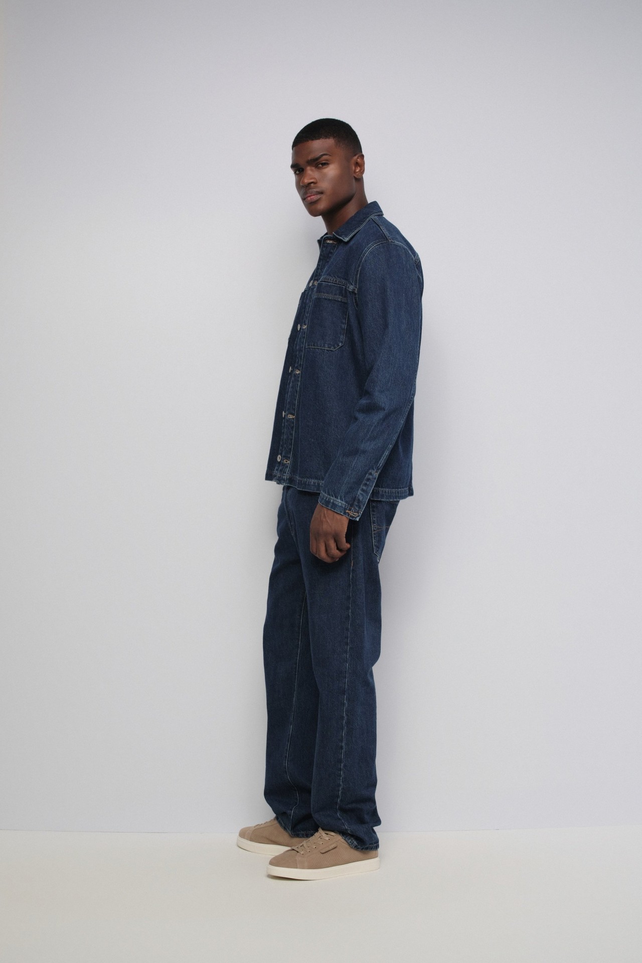 DENIM OVERSHIRT VAN DENIM