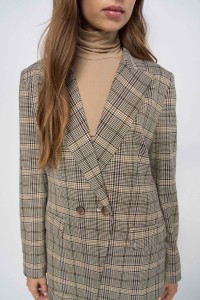BLAZER SLIM FIT � CARREAUX