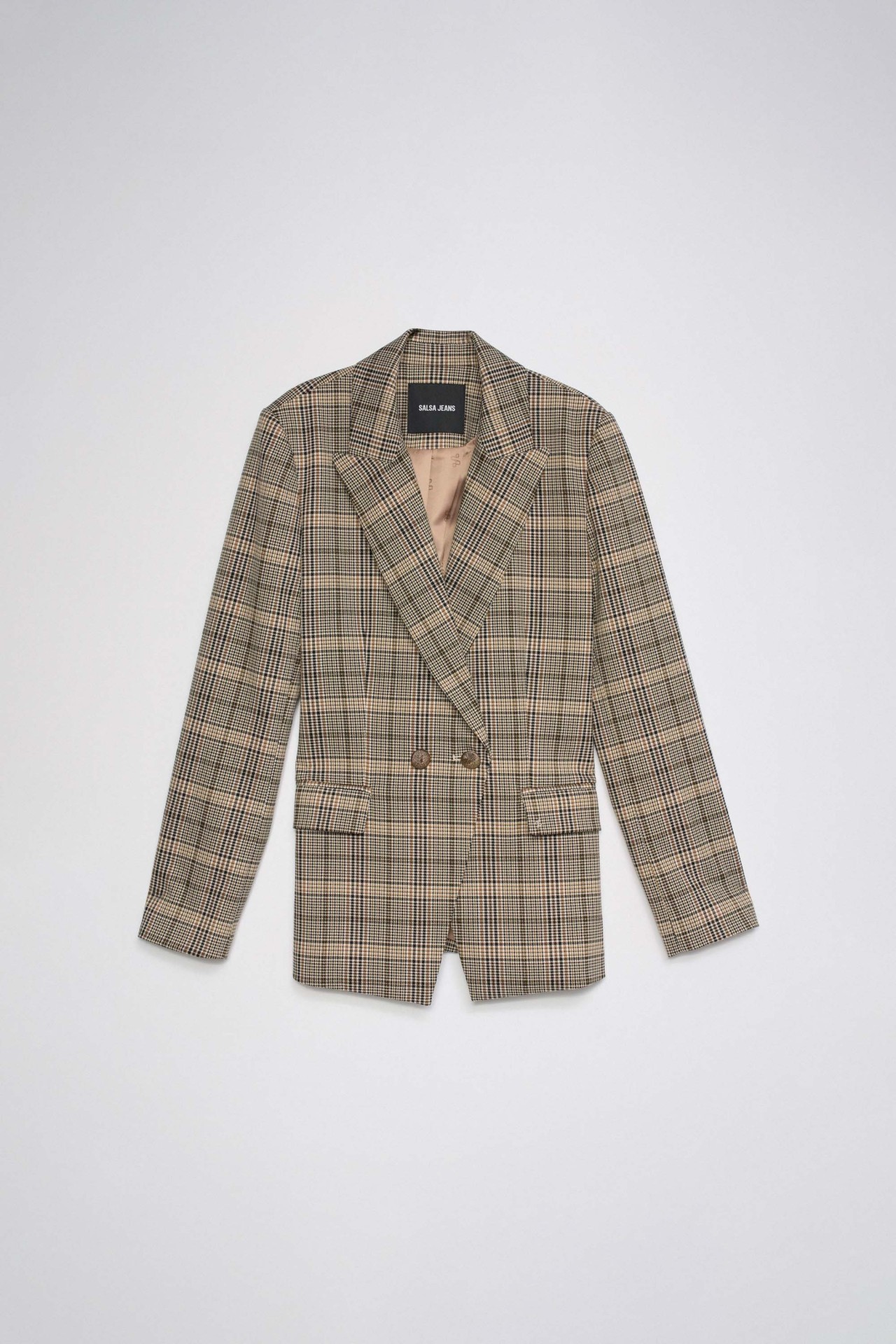 BLAZER SLIM FIT � CARREAUX