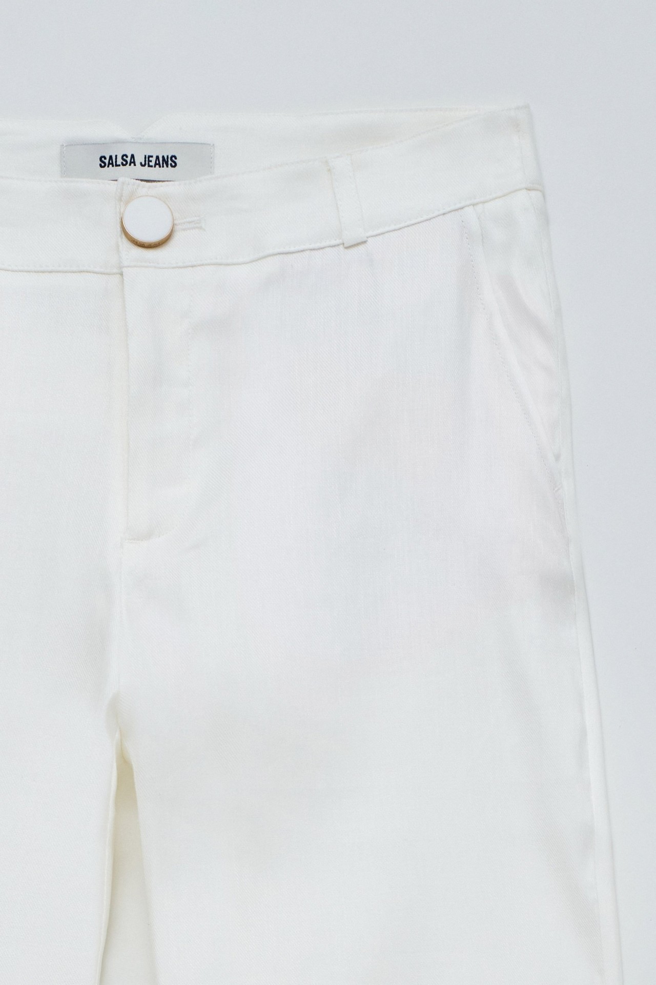 LINEN CHINO TROUSERS